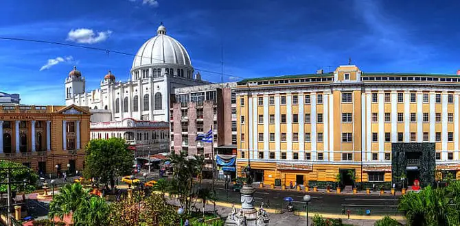 San Salvador historic downtown