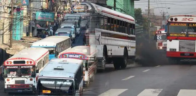 Salvadoran Public buses