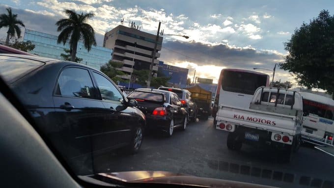 Traffic in El Salvador