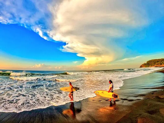 Mizata Beach in El Salvador