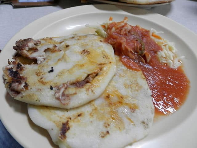 Typical Salvadoran Pupusas