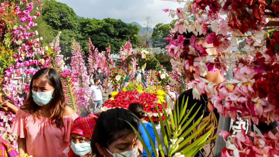 Flowers and Palms festival Panchimalco