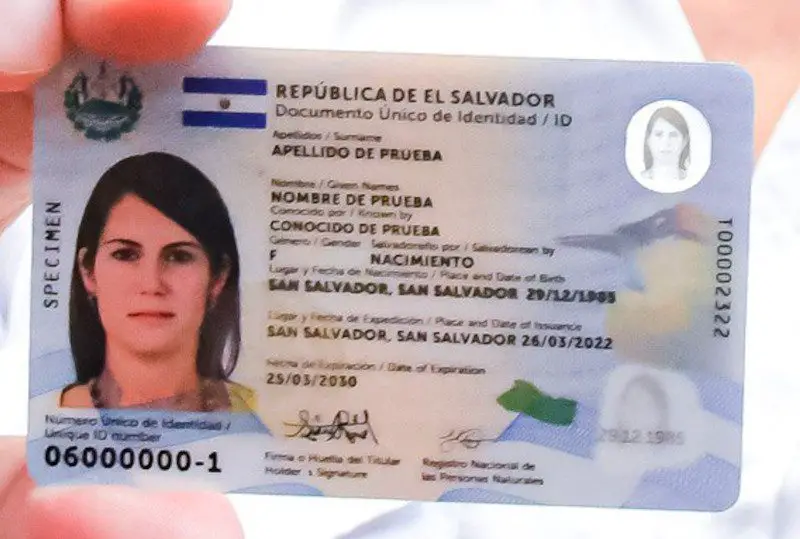 Salvadoran Unique Identity Document (DUI)