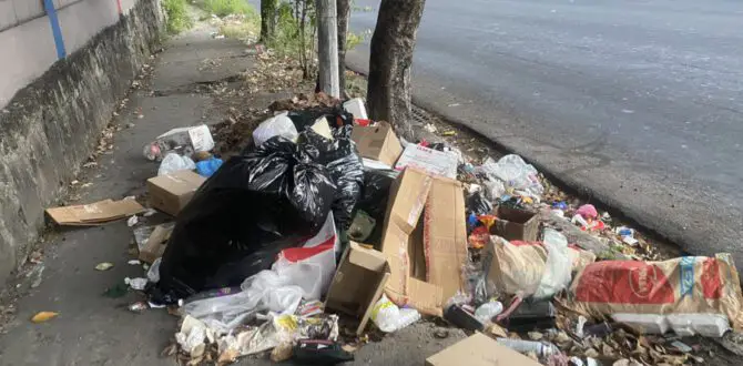Trash Problem in El Salvador.