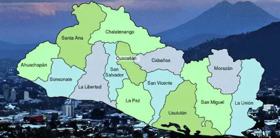 El Salvador Departments and Municipalities