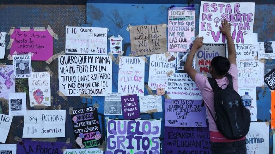 International Women’s Day in Mexico City