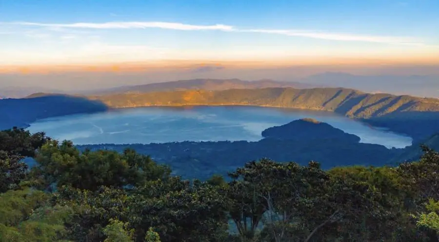 El Salvador Volcano Caldera