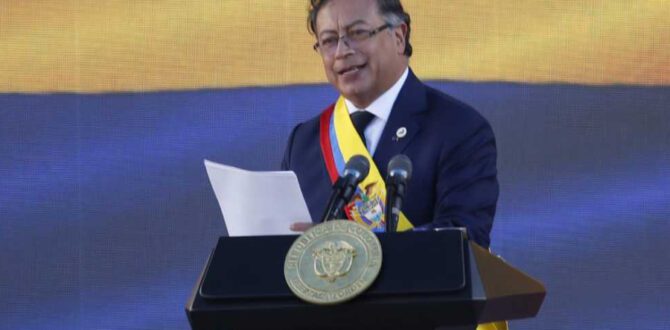 Colombian President Gustabo Petro