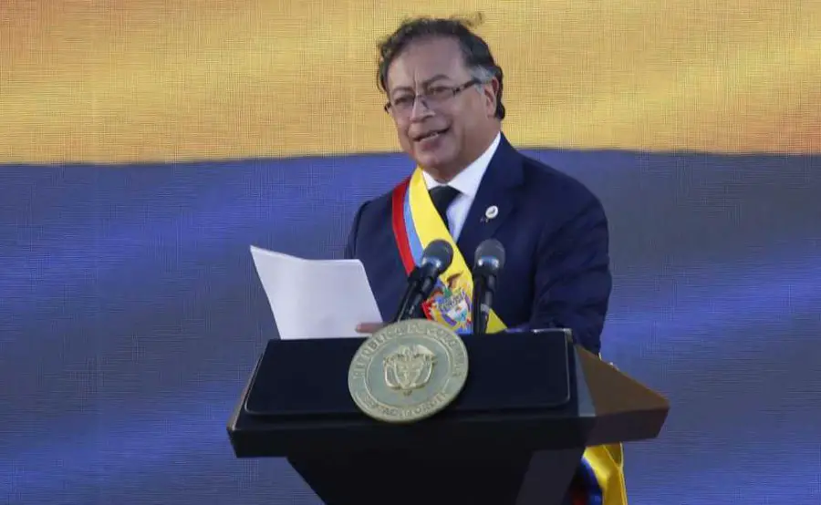 Colombian President Gustabo Petro