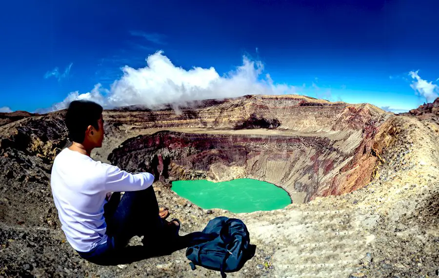 Santa Ana Volcano Crater. 
