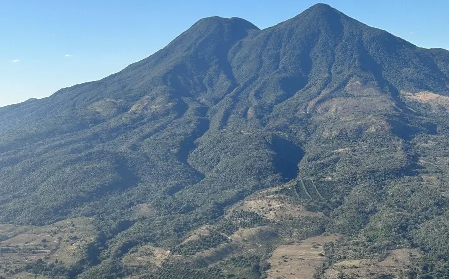 Chichontepec volcano in San Vicente