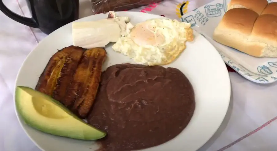 Traditional Salvadoran Breakfast