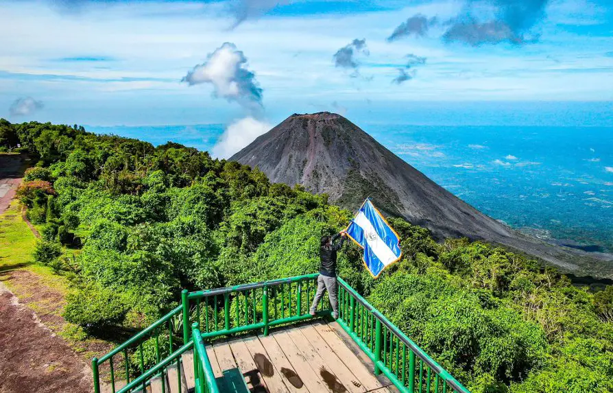 View of Cerro Verde National Park El Salvador