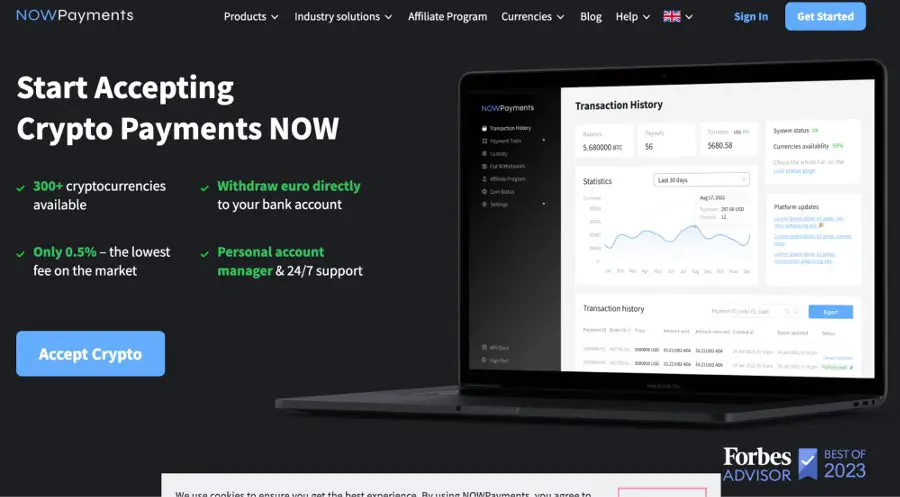 Crypto payment gateways