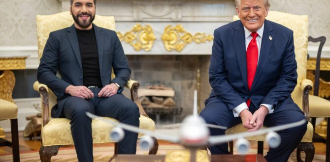 Bukele Meets Trump at White House