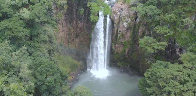 El Chorrerón Waterfall in San Fernando Morazán
