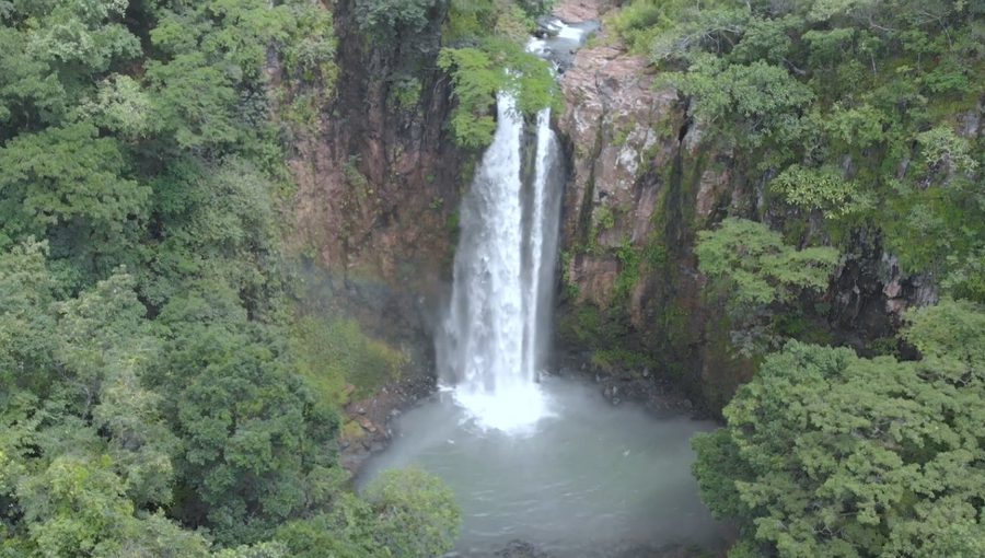 El Chorrerón Waterfall in San Fernando Morazán