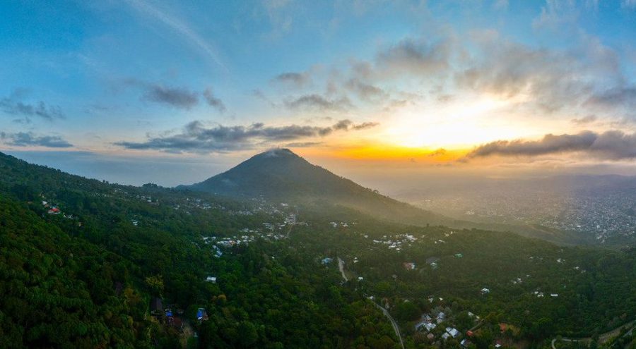 Scenic View from El Boqueron Natonal Park