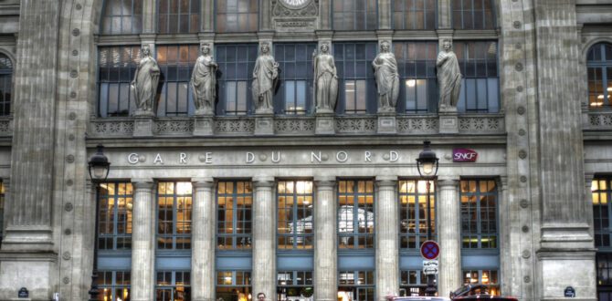 Paris Gare du Nord and the Neo-Renaissance Spires of Amsterdam Centraal