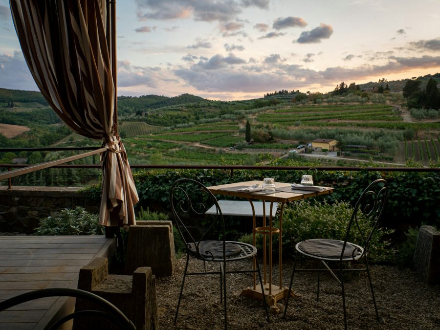 Rolling Vineyards of Chianti and the Open Roman Campagna